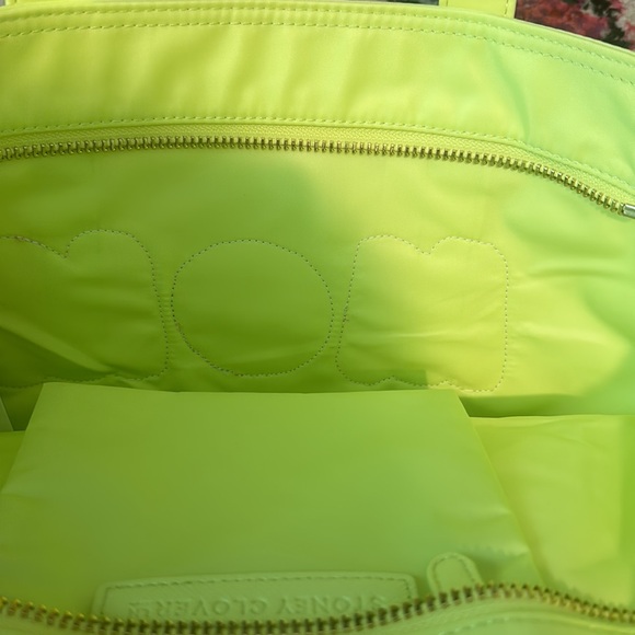 Stoney Clover Lane Lime Mini Tote NWT “MOM” Sewn Patches - Picture 2 of 4